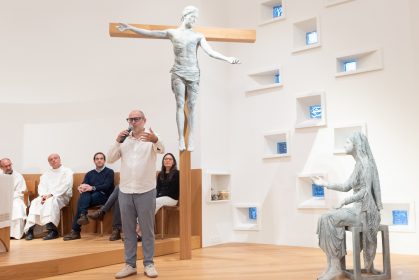 Inauguración capilla y escultura de Madre María (Nuestra Señora del Pilar, Valencia)